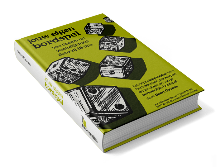 Jouw eigen bordspel book design baskerville
